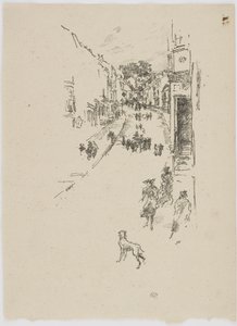 Domingo, Lyme Regis, 1895 (litografia no papel) de James Abbott McNeill Whistler