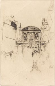 Barra do Templo, c. 1877. de James Abbott McNeill Whistler