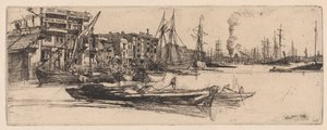 Armazéns Thames de James Abbott McNeill Whistler
