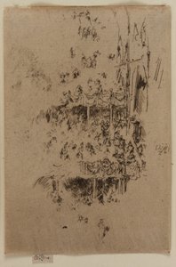 O Jubileu da Abadia, 1887. de James Abbott McNeill Whistler