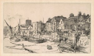 O "Adão e Eva", Old Chelsea, 1878. de James Abbott McNeill Whistler