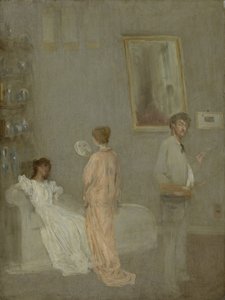 O artista em seu estúdio, 1865-66 de James Abbott McNeill Whistler