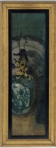 O fragmento Blue Girl: Purple and Blue, 1872-1876. de James Abbott McNeill Whistler