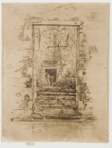 O Jardim, 1879-1880. de James Abbott McNeill Whistler