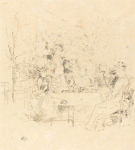 O Jardim, 1891. de James Abbott McNeill Whistler