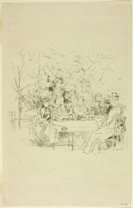 O Jardim, 1891 de James Abbott McNeill Whistler