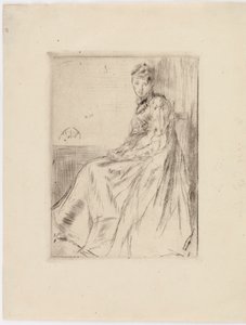 A Carta Matilde, sentada, 1873. de James Abbott McNeill Whistler