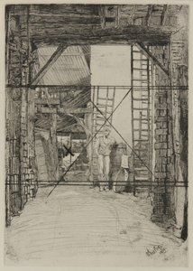 O Queimador de Cal, 1859. de James Abbott McNeill Whistler