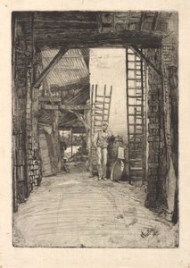 O Queimador de Cal, 1859. de James Abbott McNeill Whistler
