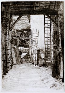 O queimador de cal de James Abbott McNeill Whistler