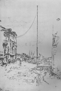 O pequeno mastro, c1880, 1925. de James Abbott McNeill Whistler