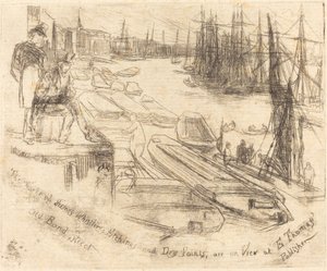 The Little Pool, 1861. de James Abbott McNeill Whistler