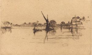 The Little Putney, No.II, 1879. de James Abbott McNeill Whistler