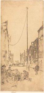 O Mastro, 18791880. de James Abbott McNeill Whistler
