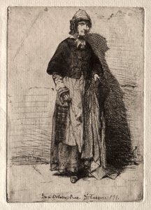 Mãe Gerard, 1858. de James Abbott McNeill Whistler