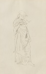 O romance - A rapariga que lê de James Abbott McNeill Whistler