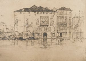 Os Palácios, 1879-1880. de James Abbott McNeill Whistler