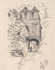Casa dos Sacerdotes, Rouen, 1894. de James Abbott McNeill Whistler
