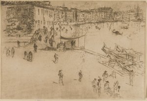 The Riva, No. 2, 1879-1880. de James Abbott McNeill Whistler