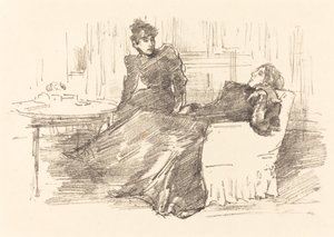 As Irmãs, 18941895. de James Abbott McNeill Whistler