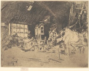 A ferraria, 1880. de James Abbott McNeill Whistler