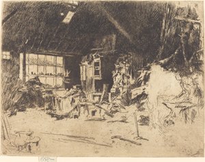 A ferraria, c. 1880. de James Abbott McNeill Whistler