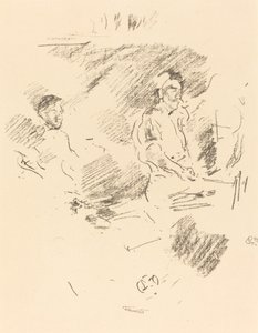 O braço forte, 1895. de James Abbott McNeill Whistler