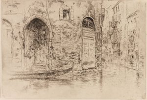 As Duas Portas, 1879-1880. de James Abbott McNeill Whistler