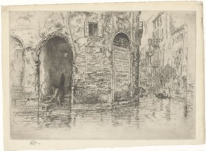 The Two Doorways. Primeiro episódio de Veneza, página 2 (de 12) de James Abbott McNeill Whistler