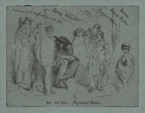 Página de título de Twelve Etchings from Nature, 1858. de James Abbott McNeill Whistler