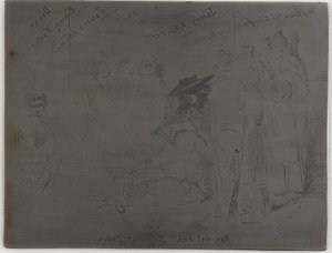 Título para o conjunto francês, 1858. de James Abbott McNeill Whistler