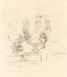 Esboço de ensaio: Um Interior, c. 1891. de James Abbott McNeill Whistler