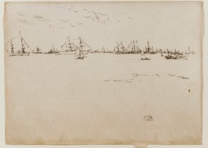 Tropas, 1887. de James Abbott McNeill Whistler