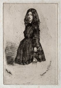 Doze gravuras da natureza: Annie, 1858. de James Abbott McNeill Whistler