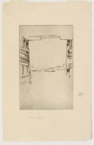 Debaixo da velha Battersea Bridge, 1879. de James Abbott McNeill Whistler