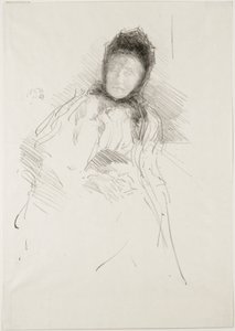 Esboço inacabado de Lady Haden, 1895 de James Abbott McNeill Whistler