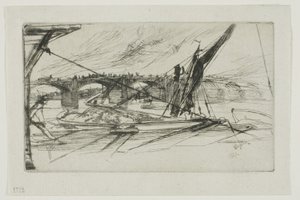 Ponte Vauxhall, 1861 de James Abbott McNeill Whistler