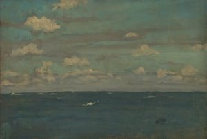 Violet e Silver - The Deep Sea, 1893. de James Abbott McNeill Whistler