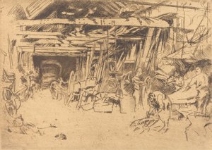 Wheelwright, 18791880. de James Abbott McNeill Whistler
