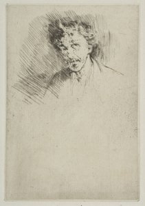 Assobiador com a fechadura branca, 1879. de James Abbott McNeill Whistler