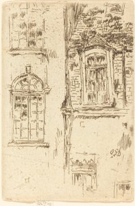 Windows Opposite Hotel, Bourges, 1888. de James Abbott McNeill Whistler