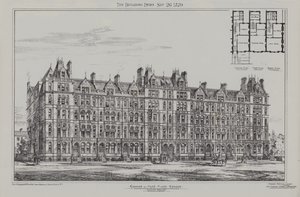 Cadogan Terrace, Cadogan e Hans Place Estate, Chelsea, 1879 de James Akerman