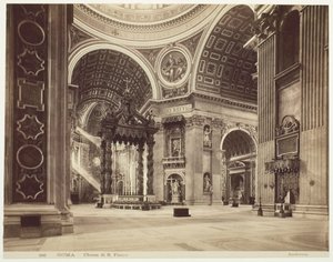 Igreja de São Pedro, Roma, Roma, Igreja de San Pietro, c. 1870.