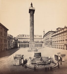 Piazza Colonna, Coluna de Marco Aurélio e Palácio Chigi de James Anderson