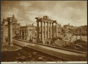 O Fórum Romano, visto da capital de James Anderson