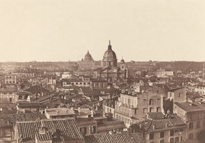 Vista de Roma, c. 1855.