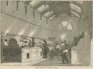 O novo laboratório, no London College