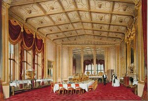 A Sala de Jantar Privada, Castelo de Windsor, de 