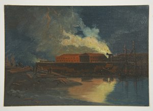 Tumultos de Bristol: Queima de New Gaol de James Baker Pyne