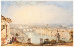Vista de Florença de James Baker Pyne